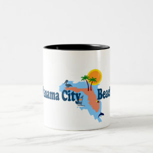 Panama City Beach. Två-Tonad Mugg