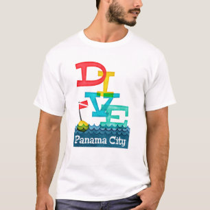 Panama City Dive - Färggrafik T Shirt