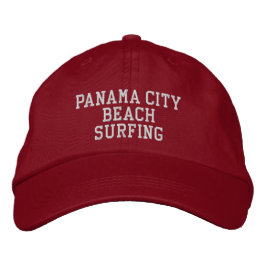 Panama City Florida Embroized Baseball Hat Broderad Keps