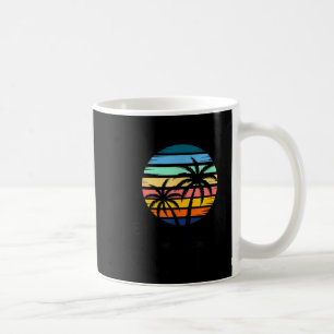 Panama city florida strand solnedgång palmträd tro kaffemugg