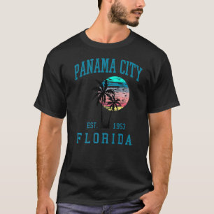 Panama City Florida Vår Vacations Beach Handflatan T Shirt
