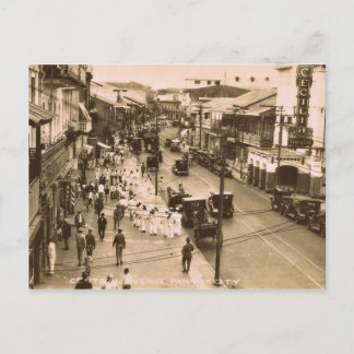 Panama City, Panama circa 1944 Vykort