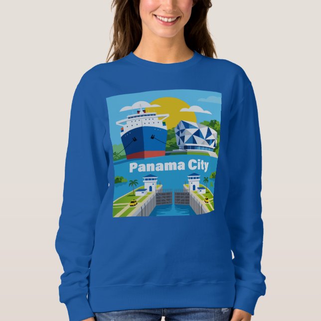 Panama City Panama T Shirt (Framsida)