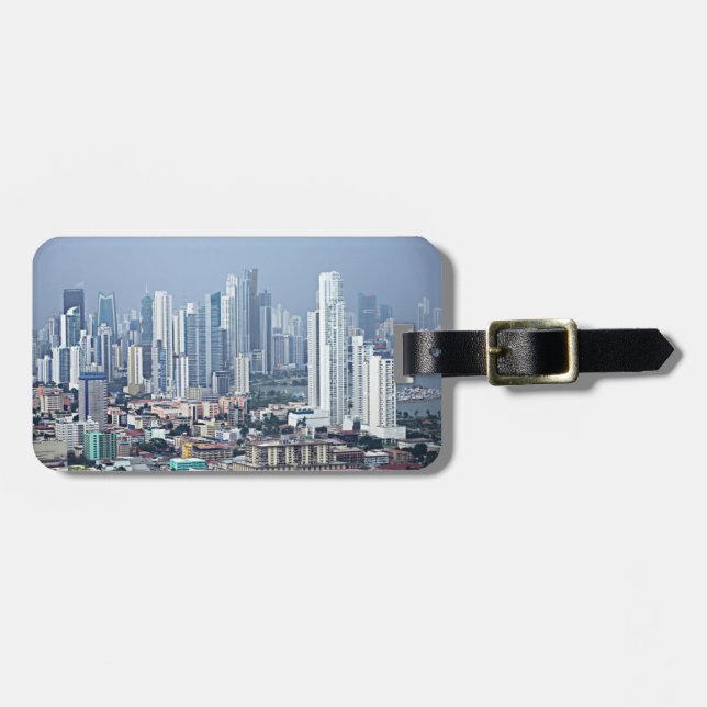 Panama City Skyline Bagagebricka (Horisontell Framsida)