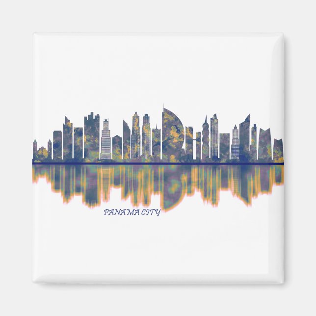 Panama City Skyline Magnet (Framsidan)