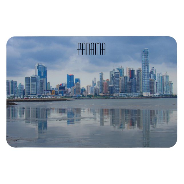 Panama City Skyline Magnet (Horisontell)