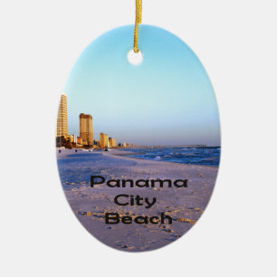 Panama City strand Julgransprydnad Keramik