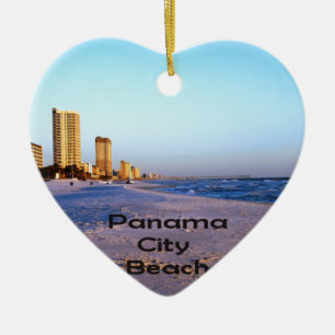 Panama City strand Julgransprydnad Keramik