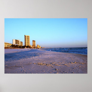Panama City strand Poster
