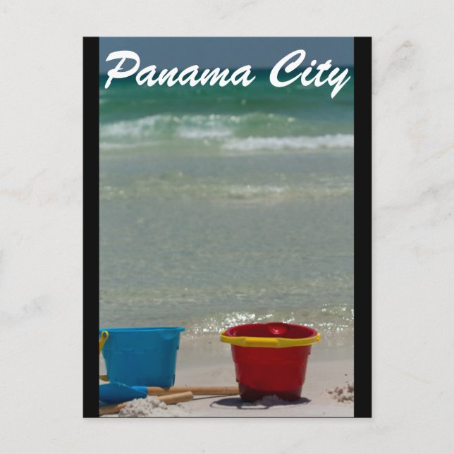 Panama City-strand Vykort (Framsida)