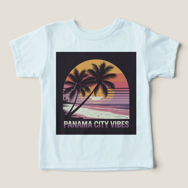 Panama City Vibes T Shirt (Design Framsida)