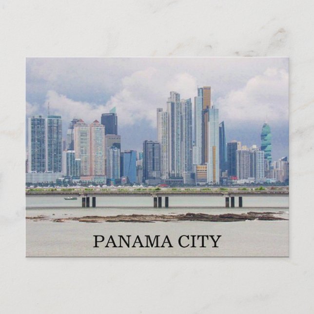 Panama City Vykort (Framsida)