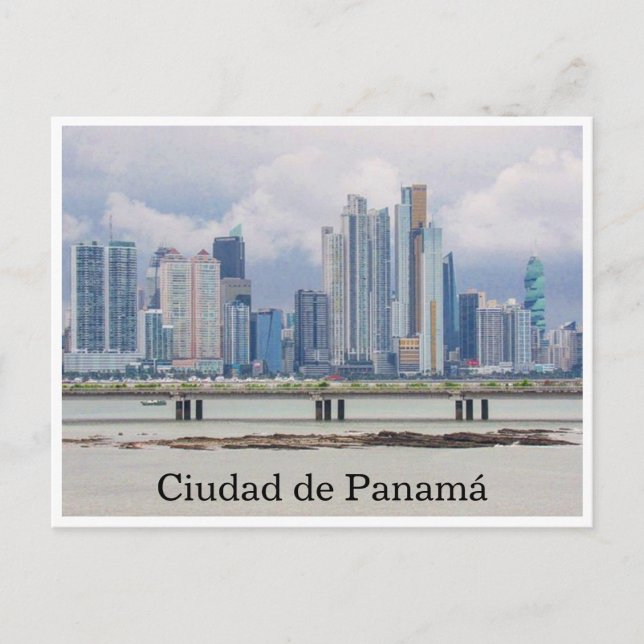 Panama ciudad vykort (Framsida)