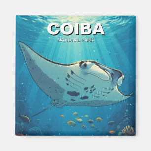 Panama Coibas nationalpark Travel Magnet