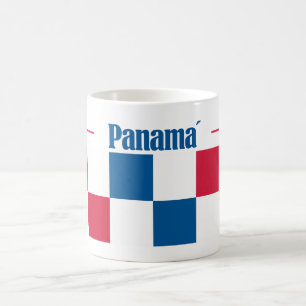Panama färg kvadrerar kaffemugg