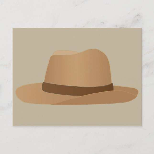 Panama Fedora Hatt Vykort (Framsida)