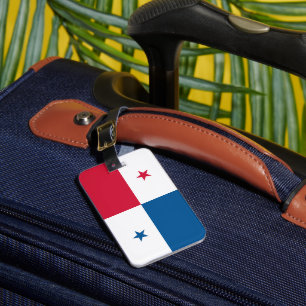 Panama flagga bagagebricka
