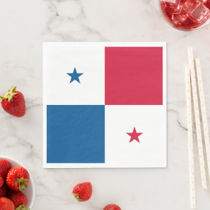 Panama flagga pappersservett