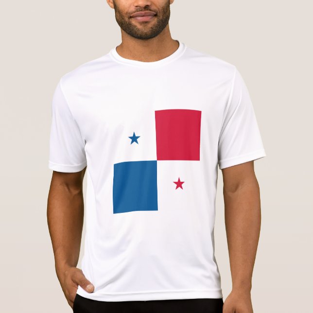 Panama flagga t shirt (Framsida)