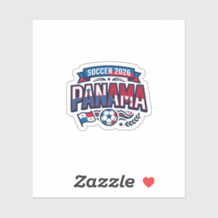 Panama Fotboll 2026 Fotboll Fet Land Typografi Klistermärken