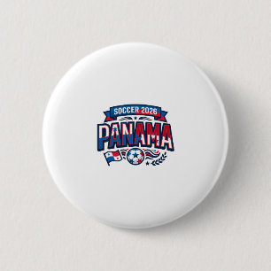 Panama Fotboll 2026 Fotboll Fet Land Typografi Knapp