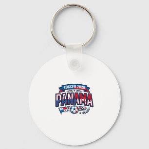 Panama Fotboll 2026 Fotboll Fet Land Typografi Nyckelring