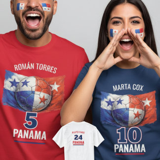 Panama fotboll nationell flagga kulturarv fotboll t shirt