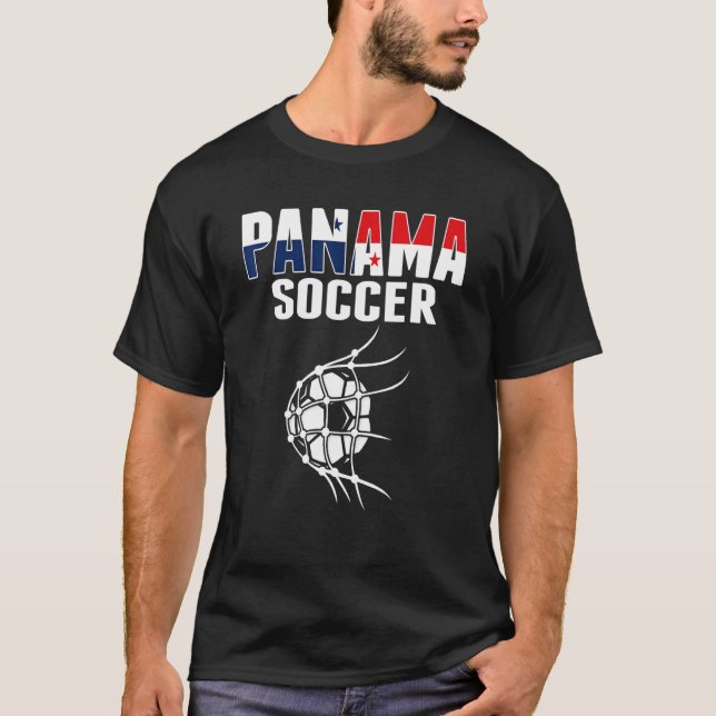 Panama-fotbolls-Su i Panamas fotboll T Shirt (Framsida)