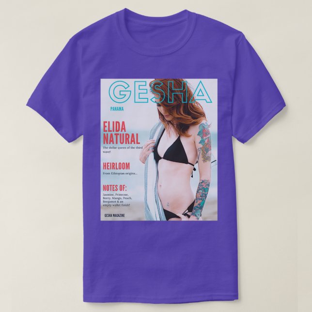 Panama Gesha Magazine T Shirt (Design framsida)