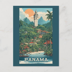 Panama Illustration Vykort