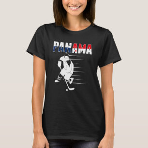 Panama Ishockey Panamanska Hockeylag Stöd T Shirt