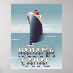 Panama kanal poster