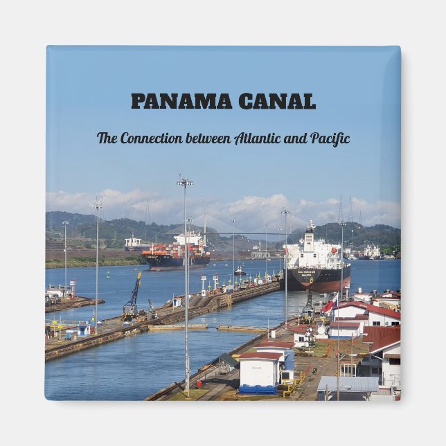 Panama-kanalen (anpassade) magnet (Framsidan)