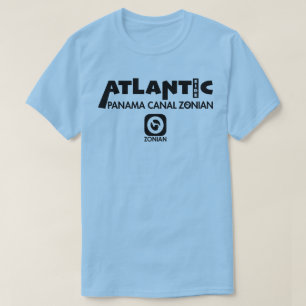 Panama-kanalen Zonien-Atlantsidan T Shirt
