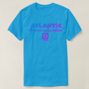 Panama-kanalen Zonien-Atlantsidan T Shirt