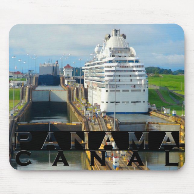 Panama kanalsouvenir musmatta (Framsidan)