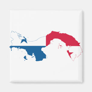 PANAMA - KARTA/LOGOTYP/FLAGGA/FÄRGER/VAPENSKÖLD MAGNET