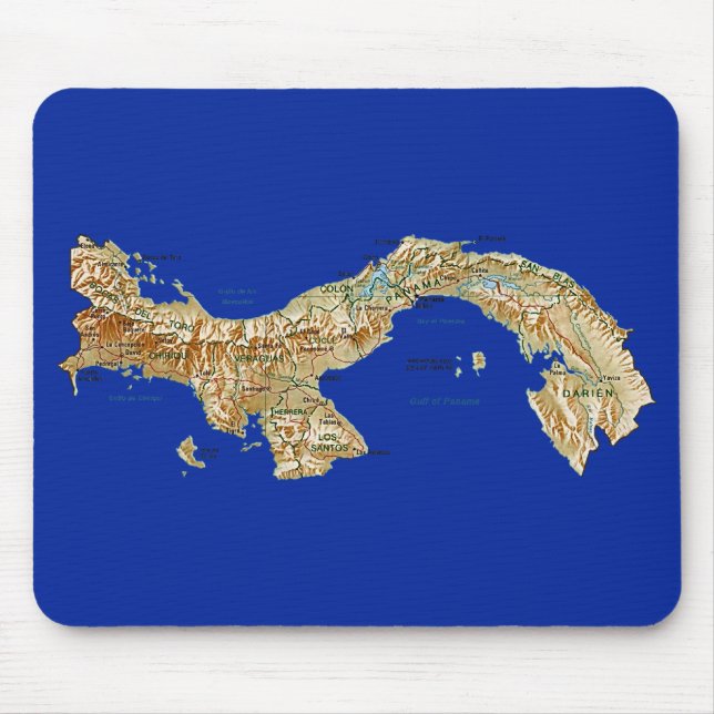 Panama karta Mousepad Musmatta (Framsidan)