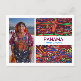 Panama Kuna Crafts vykort