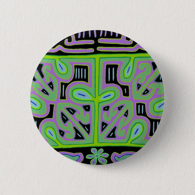 Panama Mola Music Box Knapp (Framsida)