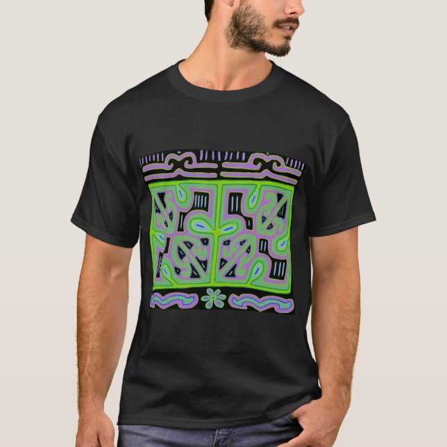 Panama Mola Music Box T Shirt (Framsida)