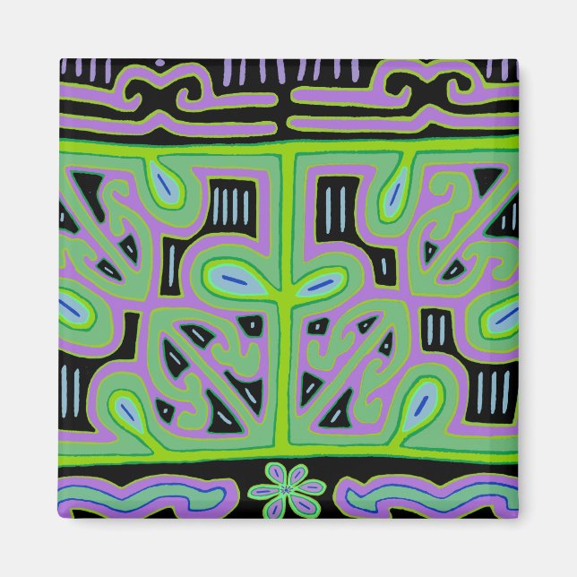 Panama Mola Musiklåda Magnet (Framsidan)