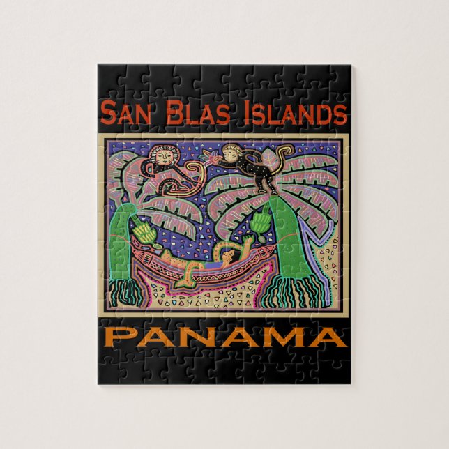 Panama Mola Pussel (Vertikal)