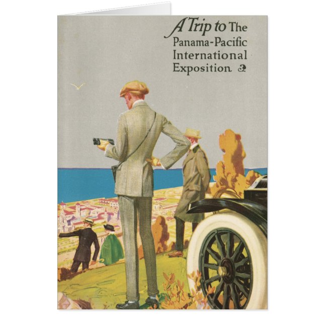 Panama Pacific Exposition Hälsningskort (Framsidan)