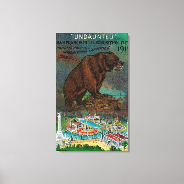 Panama Pacific Internationell Expo Reklam Canvastryck (Framsida)