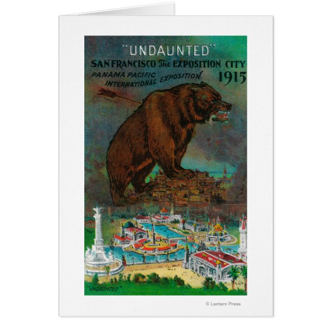 Panama Pacific Internationell Expo Reklam Hälsningskort (Framsidan)