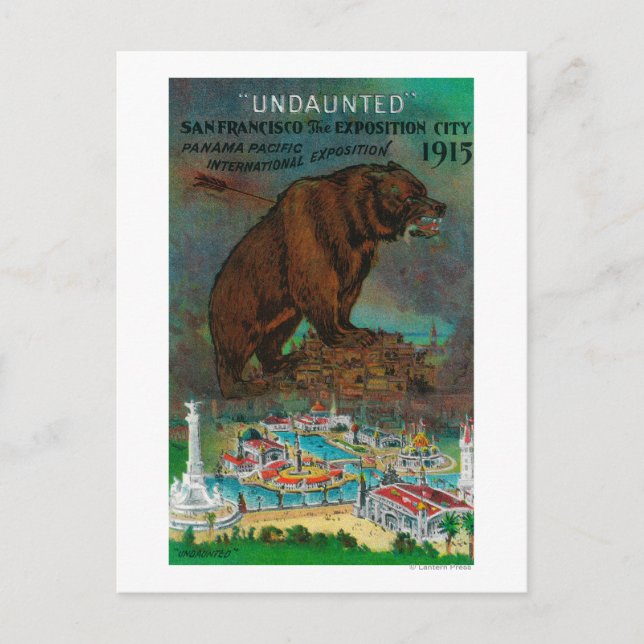 Panama Pacific Internationell Expo Reklam Vykort (Framsida)