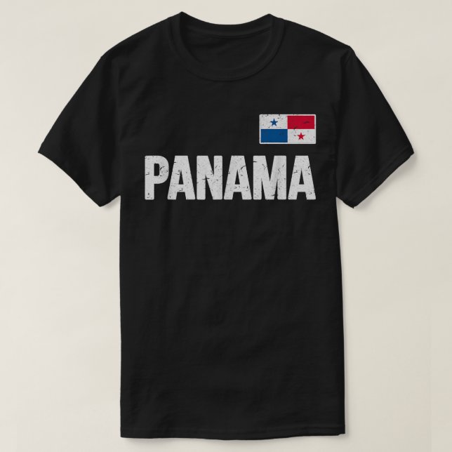 Panama  Panamanian Flag Souvenir Love Gift  T Shirt (Design framsida)