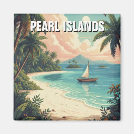 Panama Pearl Islands Travel Magnet