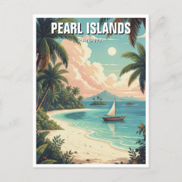 Panama Pearl Islands Travel Vykort